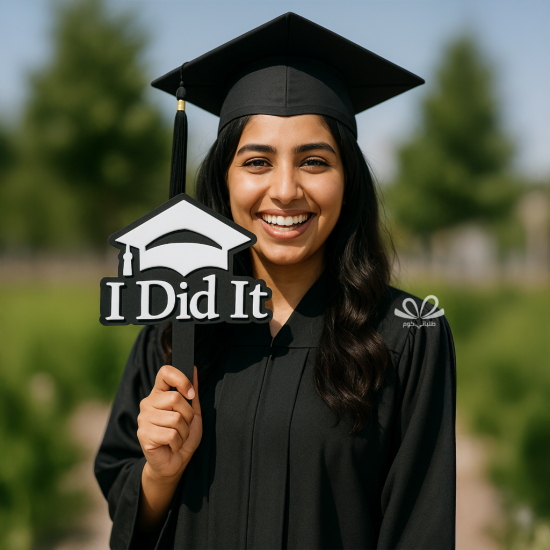 شارة القبعة I Did It- اكريليك       